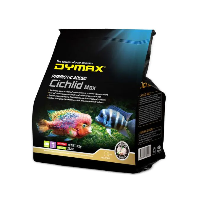 dymax_cichlid_max_800g Dymax Cichlid Max 3mm Pellets (28.2oz/800g) - Image 1