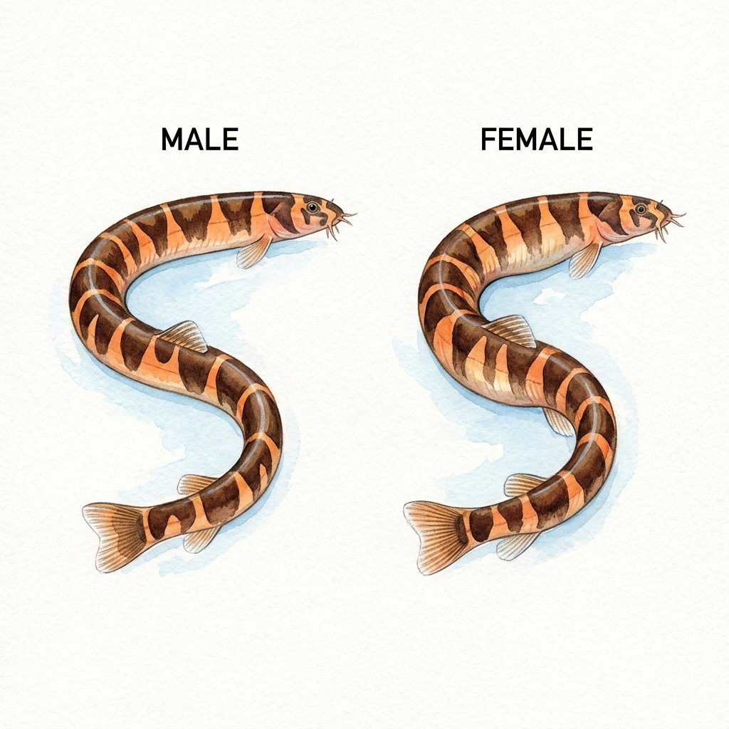 Kuhli Loach male vs female comparison