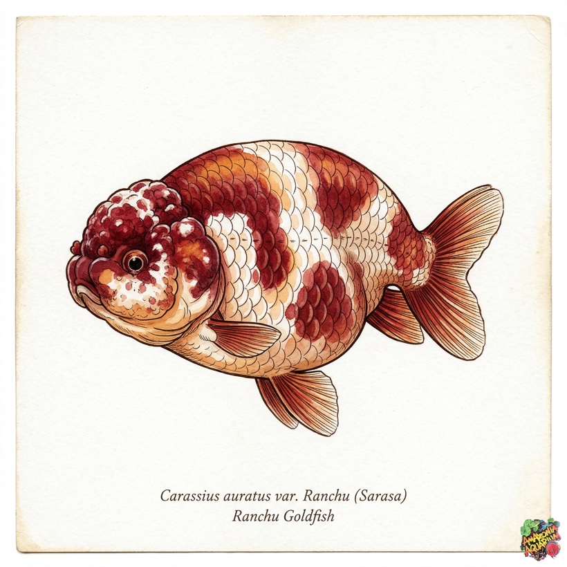 Ranchu — The King of Goldfish detailed portrait